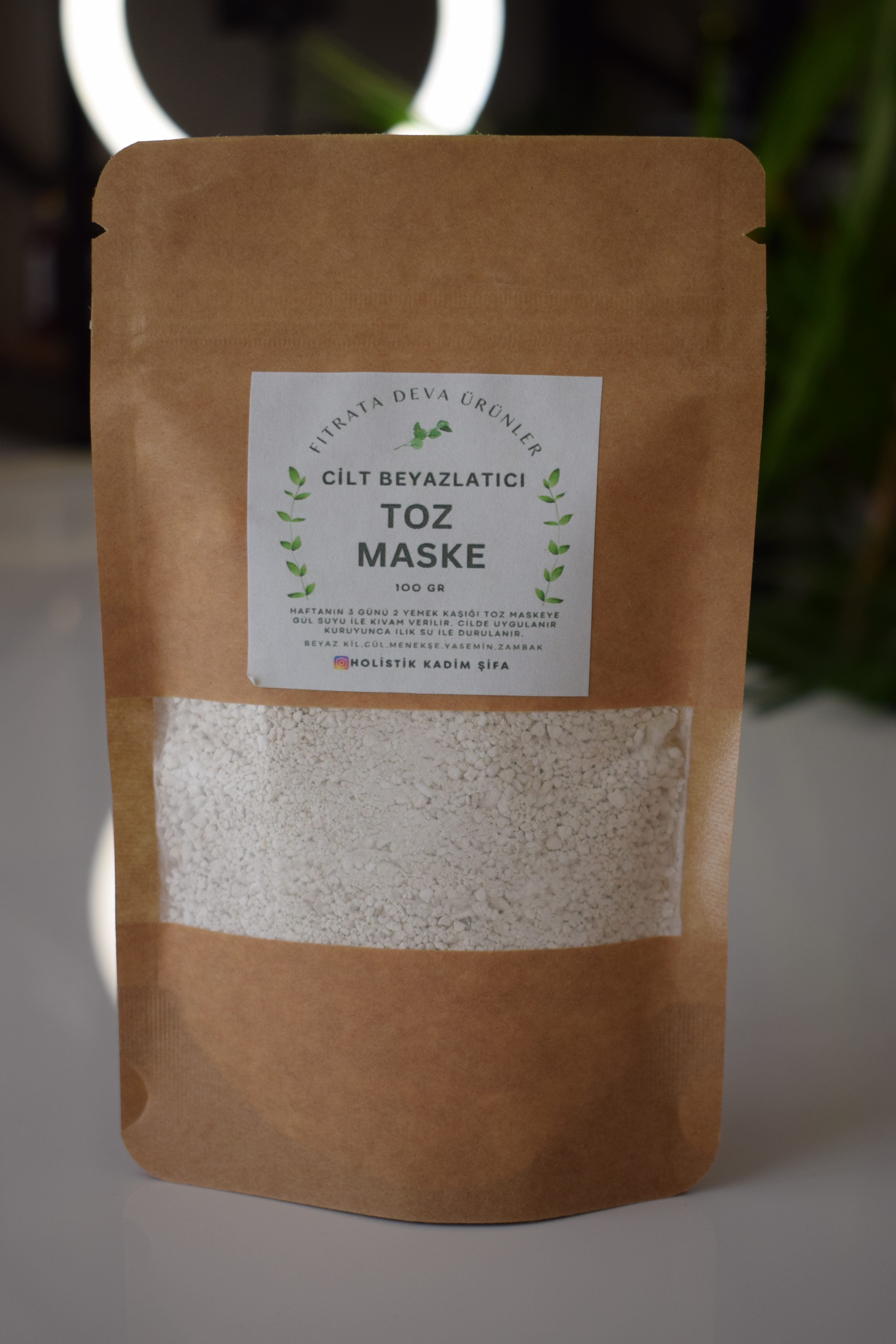 CİLT BEYAZLATICI TOZ MASKE